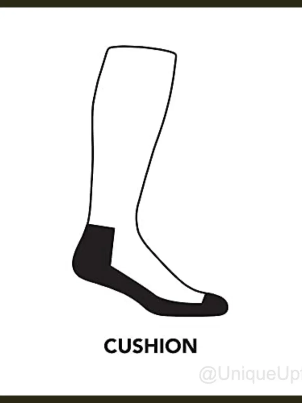 Merino Wool Over-The-Calf Midweight Cushion Athletic Socks Made in USA